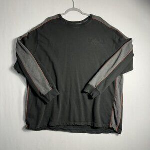 Harley-Davidson Men's Sweatshirt Black Size 3XL Long Sleeve Crew Neck Pullover